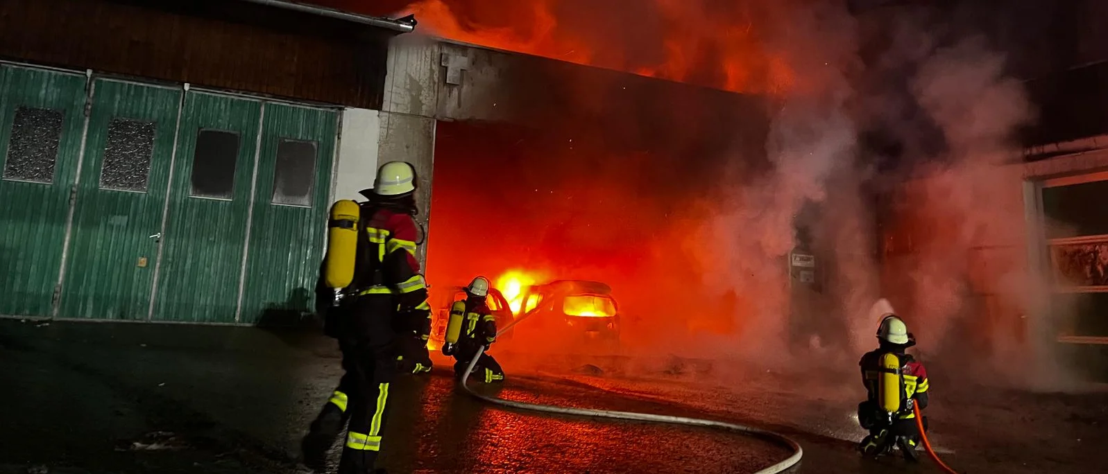Großbrand Betriebsgebäude Tegelbergbahn 2025