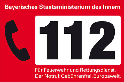 Europaweite Notrufnummer 112